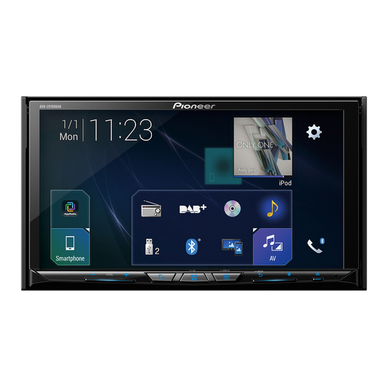 Pioneer AVH-Z9100DAB Manual De Instrucciones