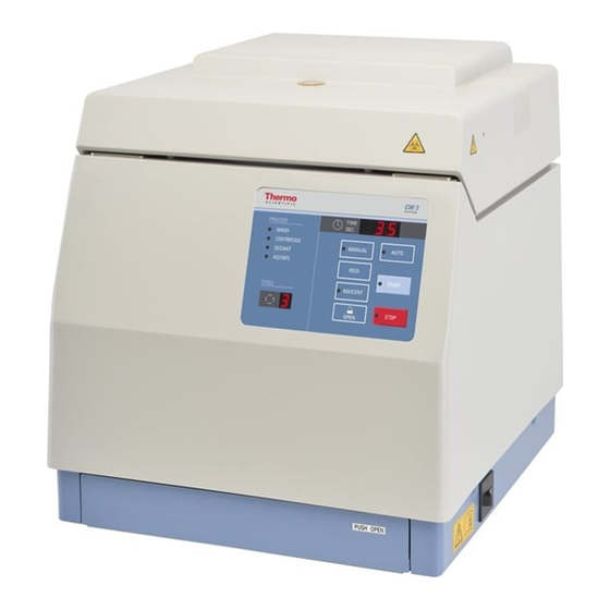 Thermo Scientific CW3 Instrucciones De Utilizacion