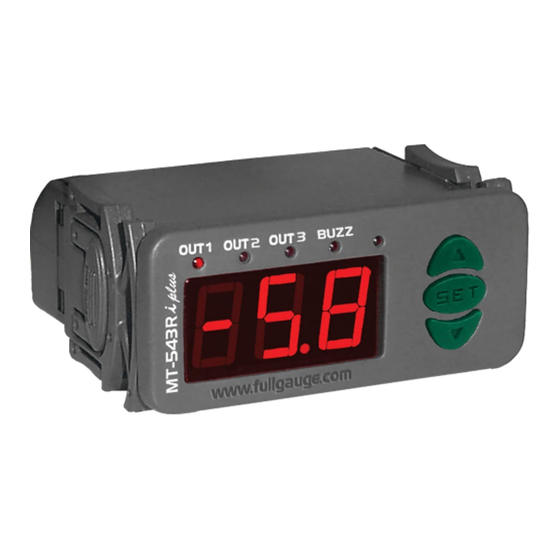 Full Gauge Controls MT-543Ri LOG Guia De Inicio Rapido