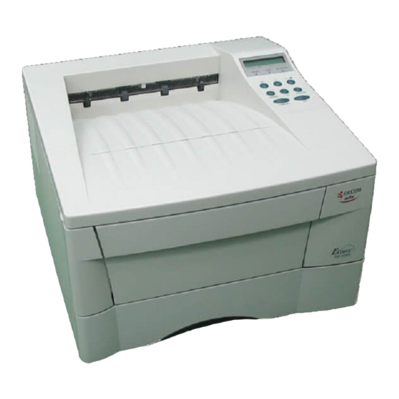 Kyocera MITA Ecosys FS-1050 Manuales