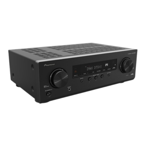 Pioneer VSX-835 Guía De Configuración Inicial