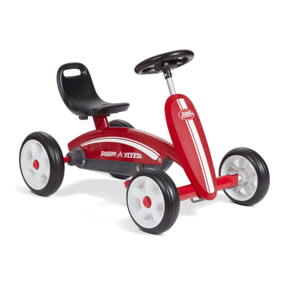 Radio Flyer Pedal Racer Manual Del Usuario