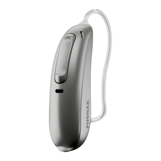 Phonak CROS P-13 Instrucciones De Uso