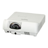 Panasonic PT-TW230E Instrucciones De Operación