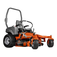 Husqvarna Zero Turn Mower / MZ 61 Manual Del Operador
