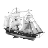 Revell Confederate warship CSS ALABAMA Manual De Instrucciones