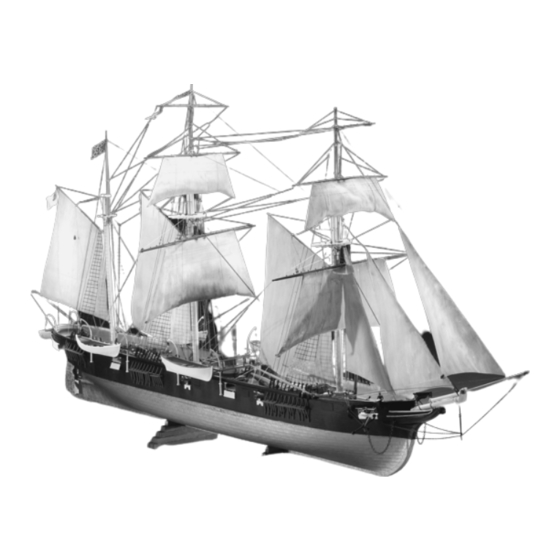 REVELL Confederate warship CSS ALABAMA Manual De Instrucciones