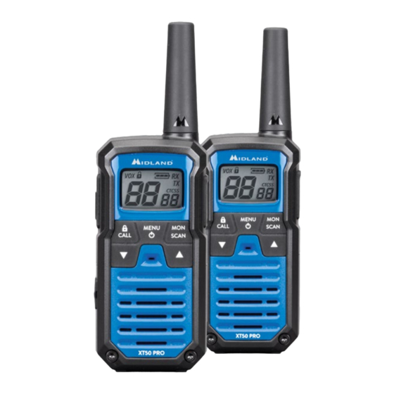 Midland XT50 PRO Manual De Usuario