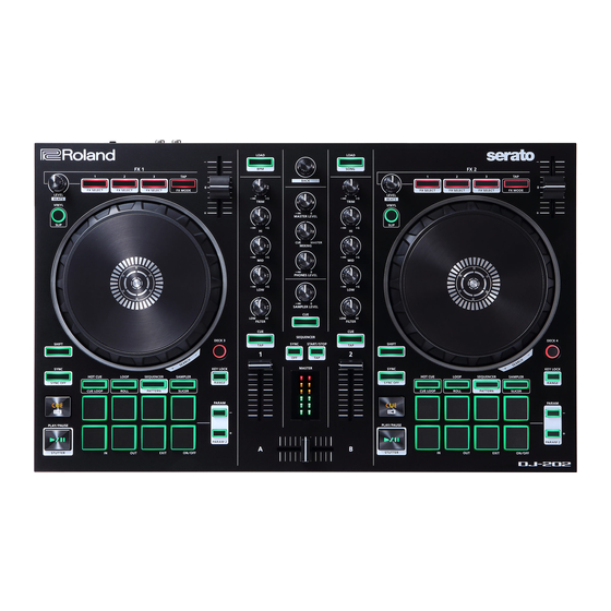 Roland DJ-202 Manual Del Usuario