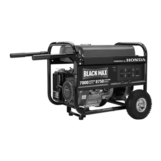 Black Max BM10722 Serie Manual Del Operador