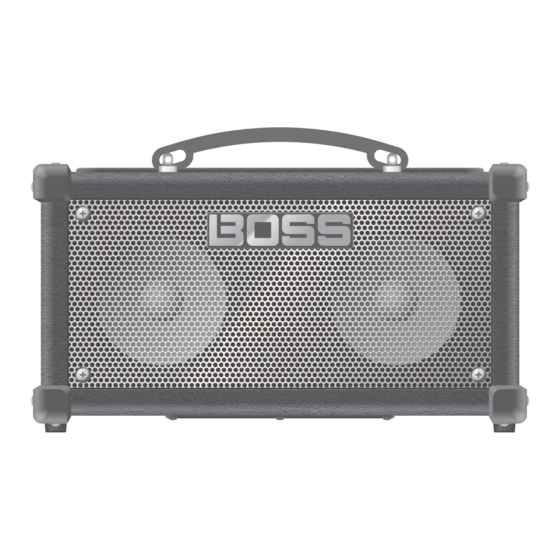 Boss DUAL CUBE LX Manual Del Usuario