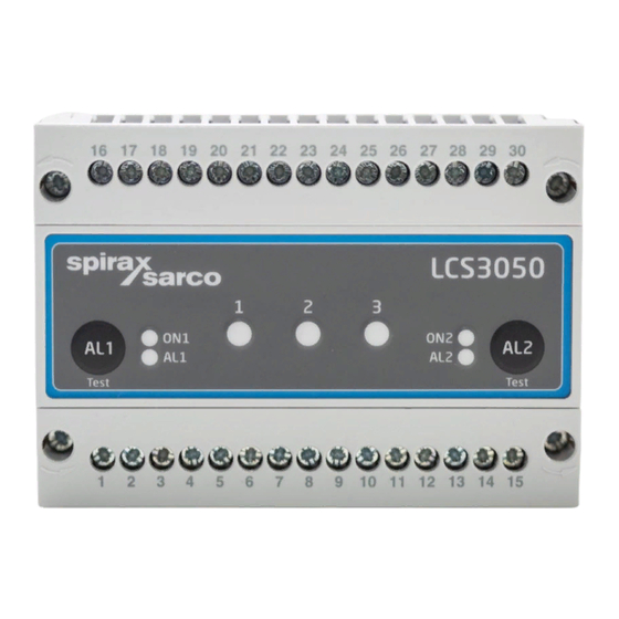 Spirax Sarco LCS3050 Instrucciones De Instalación Y Mantenimiento