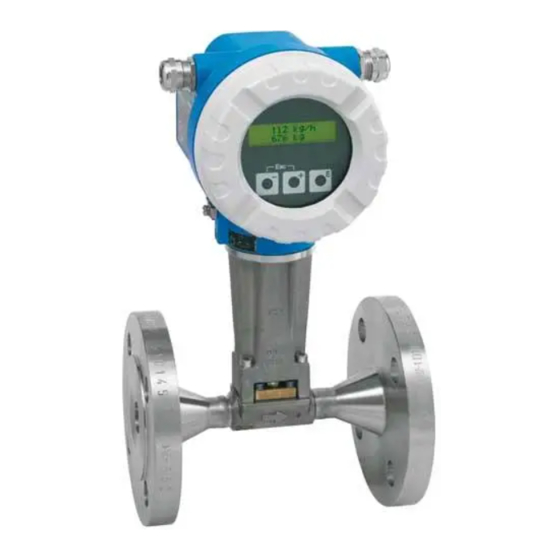 Endress+Hauser Proline Prowirl 72 Manual De Instrucciones Abreviado