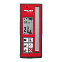 Hilti PRA 35 Manual De Instrucciones