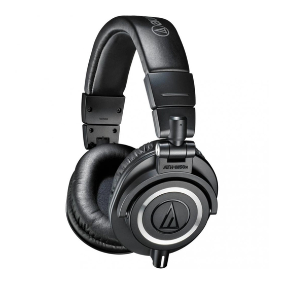 Audio-Technica ATH-M50 Serie Instrucciones