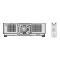 Panasonic PT-MZ20K Instrucciones De Operación