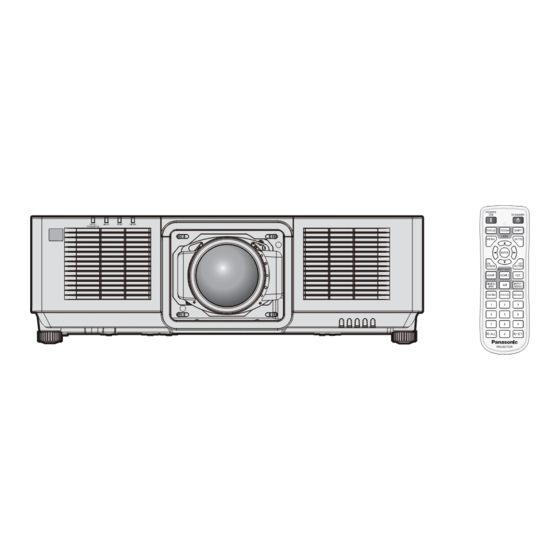 Panasonic PT-MZ17K Instrucciones De Operación