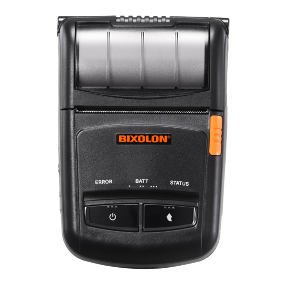 Bixolon SPP-R210 Manual De Usuario