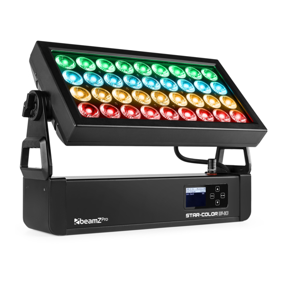 Beamz Pro StarColor 540 Manuales