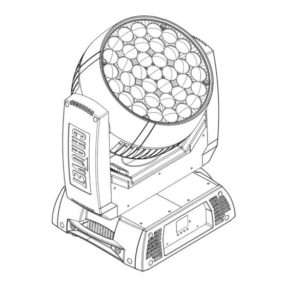 Chauvet Professional Rogue R3X Wash Guía De Referencia Rápida