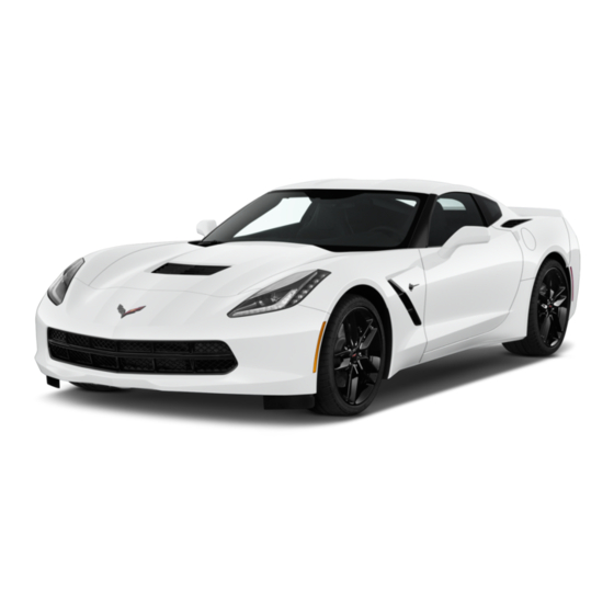 Chevrolet Corvette 2019 Manual De Instrucciones