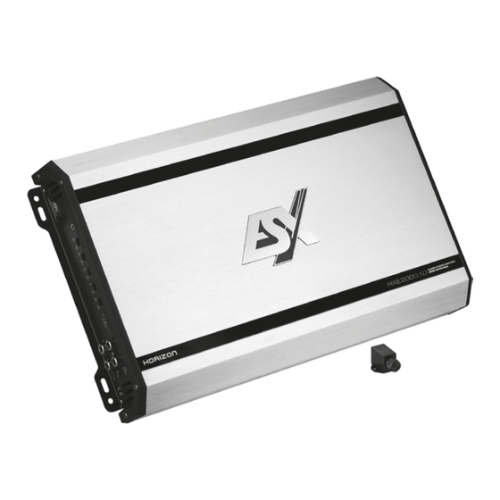 ESX HORIZON Serie Manual De Instrucciones