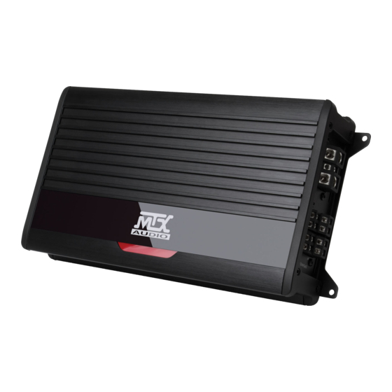 MTX Audio THUNDER Serie Manual Del Propietário