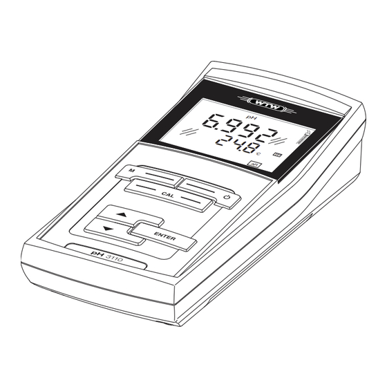 wtw pH 3110 Manual De Usario