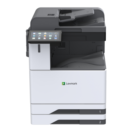Lexmark CX942 Guia Del Usuario