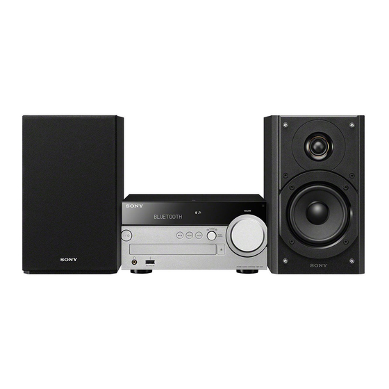 Sony CMT-SX7 Manual De Instrucciones