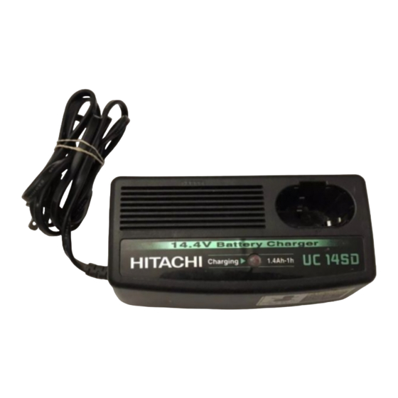 Hitachi UC 14SD Manual De Instrucciones