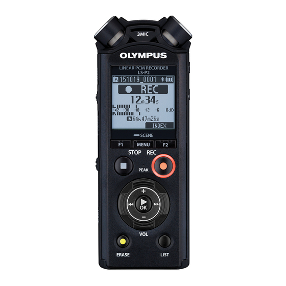 Olympus LS-P2 Manuales