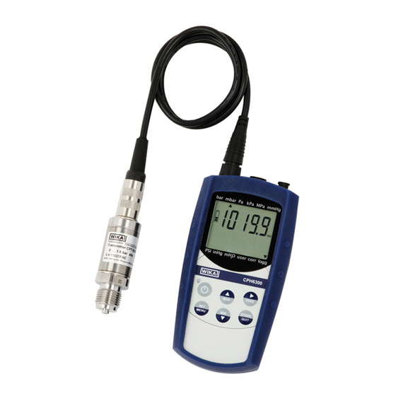 WIKA CPH6300-S1 Hoja Técnica