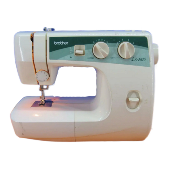 Brother LS2020 Manual De Instrucciones