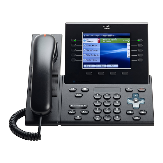 Cisco 8961 Guía De Usuario
