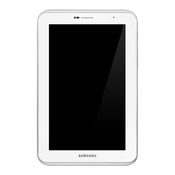 Samsung Galaxy Tab 2 7.0 Guia De Inicio Rapido