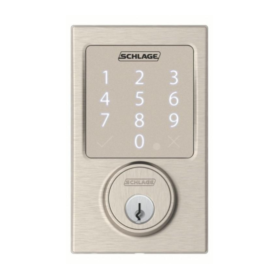 Allegion Schlage Sense Manuales