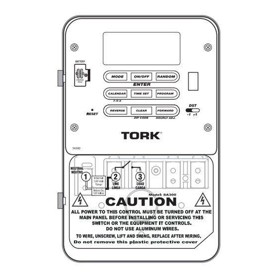 Tork SA400 Guía De Instrucciones