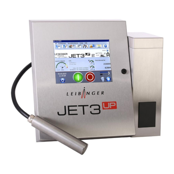 Leibinger JET3 UP Manuales