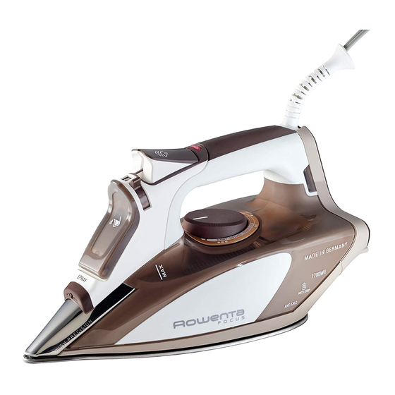 Rowenta DW5000 Manual Del Usuario