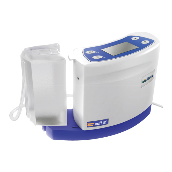 Simex cuff M Manual De Funcionamiento