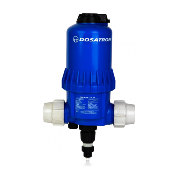 dosatron D8R Guia De Inicio Rapido