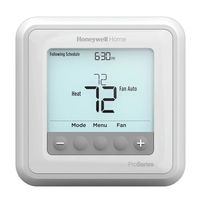 Honeywell Home TH6220U2000 Manual Del Usuario