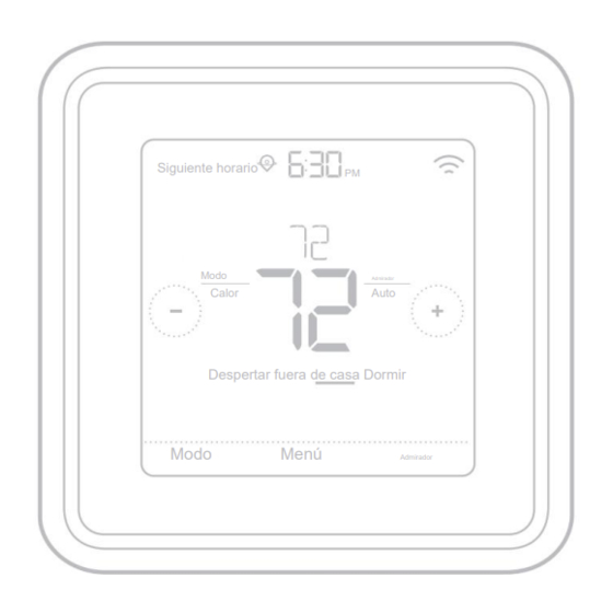 Honeywell Home T6 Pro Guia Del Usuario