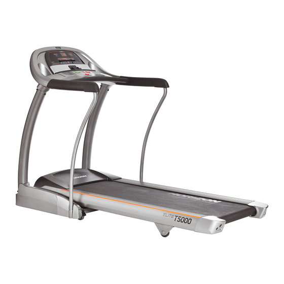 Horizon Fitness Elite T5000 Manual De Usuario