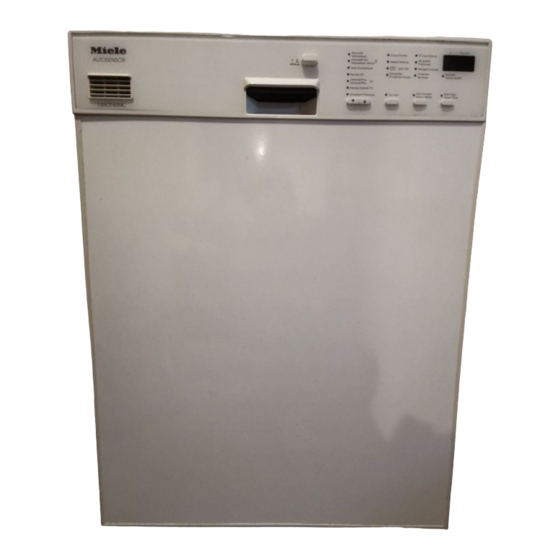 Miele Touchtronic Ultra G 896 SCi Plus Manual De Uso Y Manejo