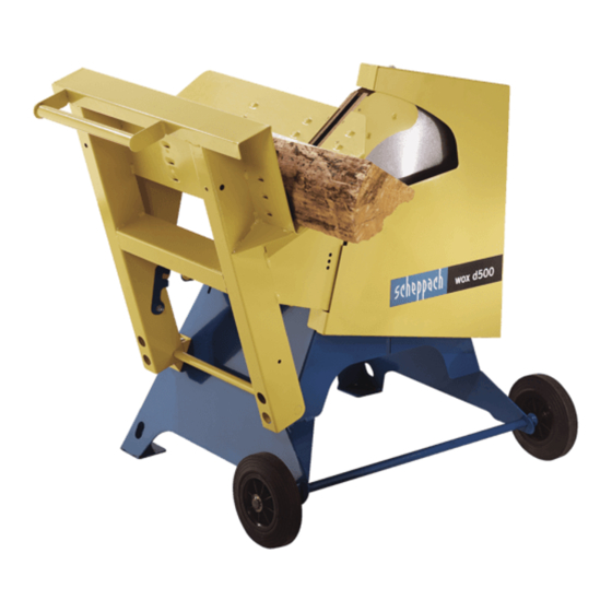 Scheppach wox d 700 Manual De Instrucciones