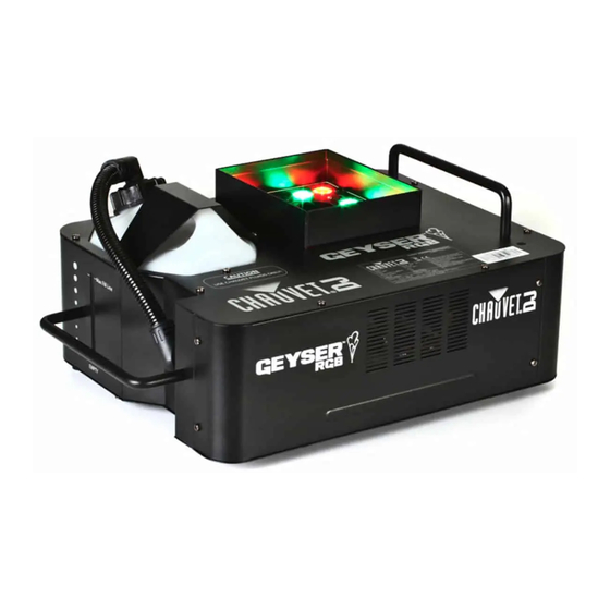 Chauvet Geyser RGB Guía De Referencia Rápida