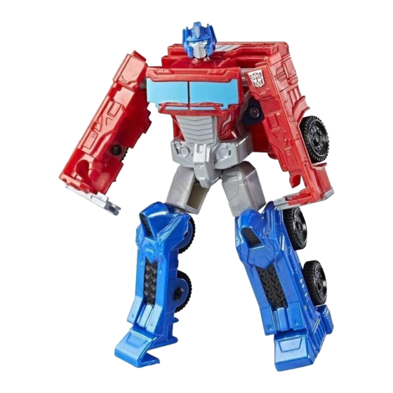 Hasbro TRANSFORMERS AUTOBOT OPTIMUS PRIME Instrucciones