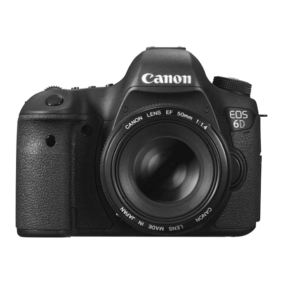 Canon EOS 6D WG Manual De Instrucciones